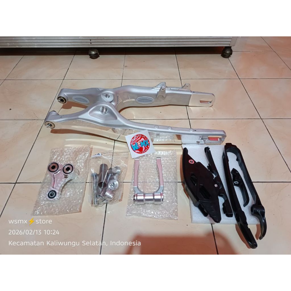 swing arm ktm pnp klx 140/150 set lengkap unitrack stabilizer