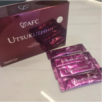 Minuman UTSUKUSHI GOLD ecer 5 saset Membantu Menstabilkan Berat Badan dan Kesehatan Kulit