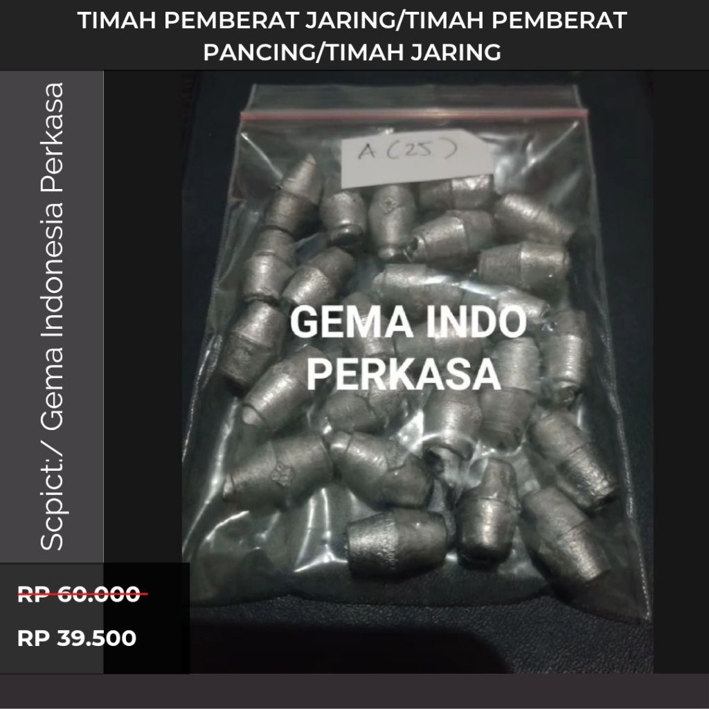 Promo  TIMAH pemberat jaring/timah pemberat pancing/Timah jaring