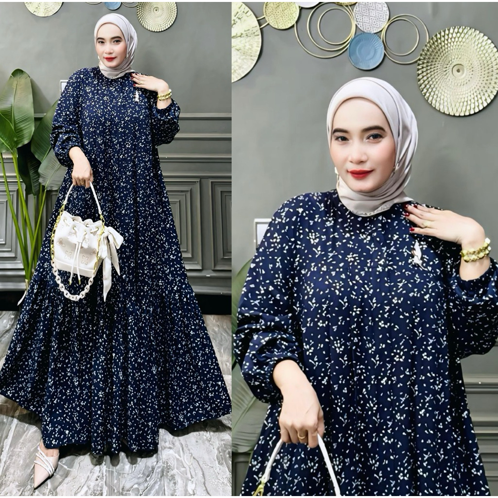 gamis wanita merk arnita terbaru mewwah/marwahcollection