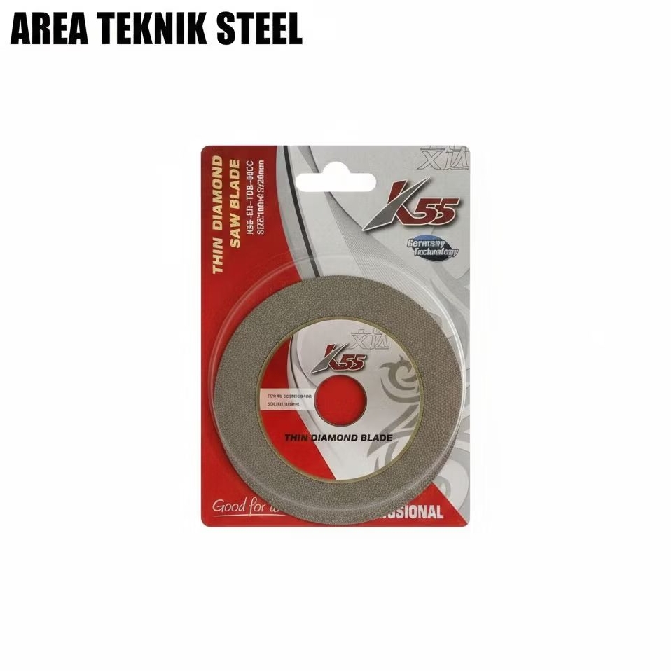 Mata Gerinda K55 Mata potong poles cincin Keramik granit basah silver 4 inch