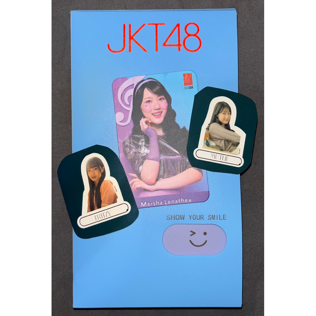 [Bisa Nego] Photocard Chatime x JKT48 & Stiker a Gaze of Dream Kalender 2025 JKT48 - Marsha Muthe Fr