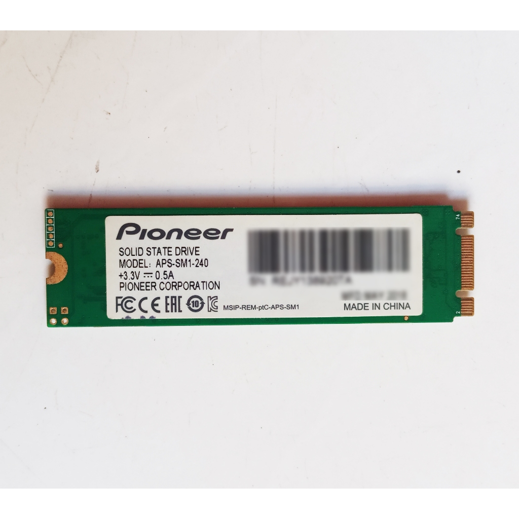 Pioneer Internal SSD 240GB M.2 SERIES APS-SM1-240