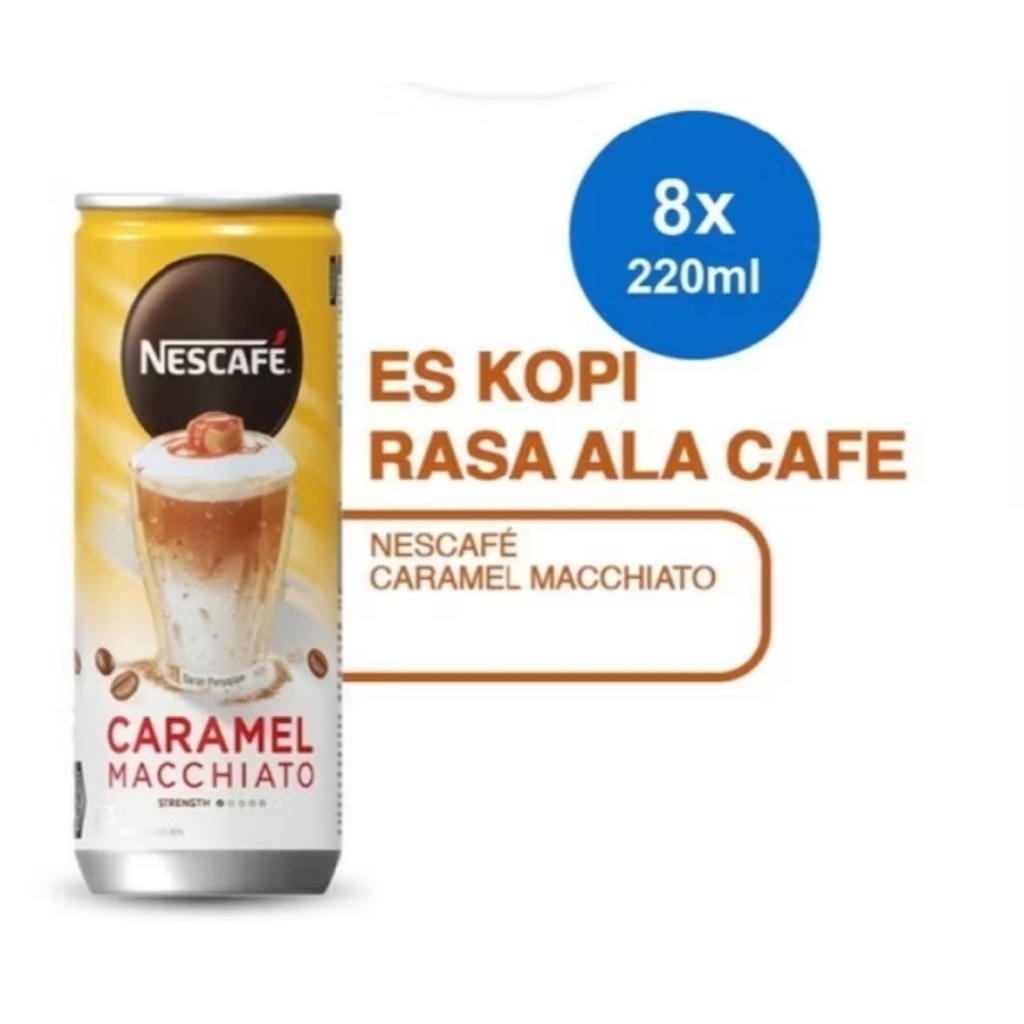 Nescafe kaleng 220ml isi 8 kaleng