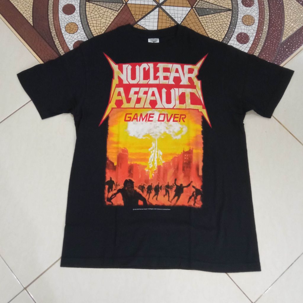 Tshirt Kaos Band Nuclear A*sault - Game Over Lisensi Undying Music 2016
