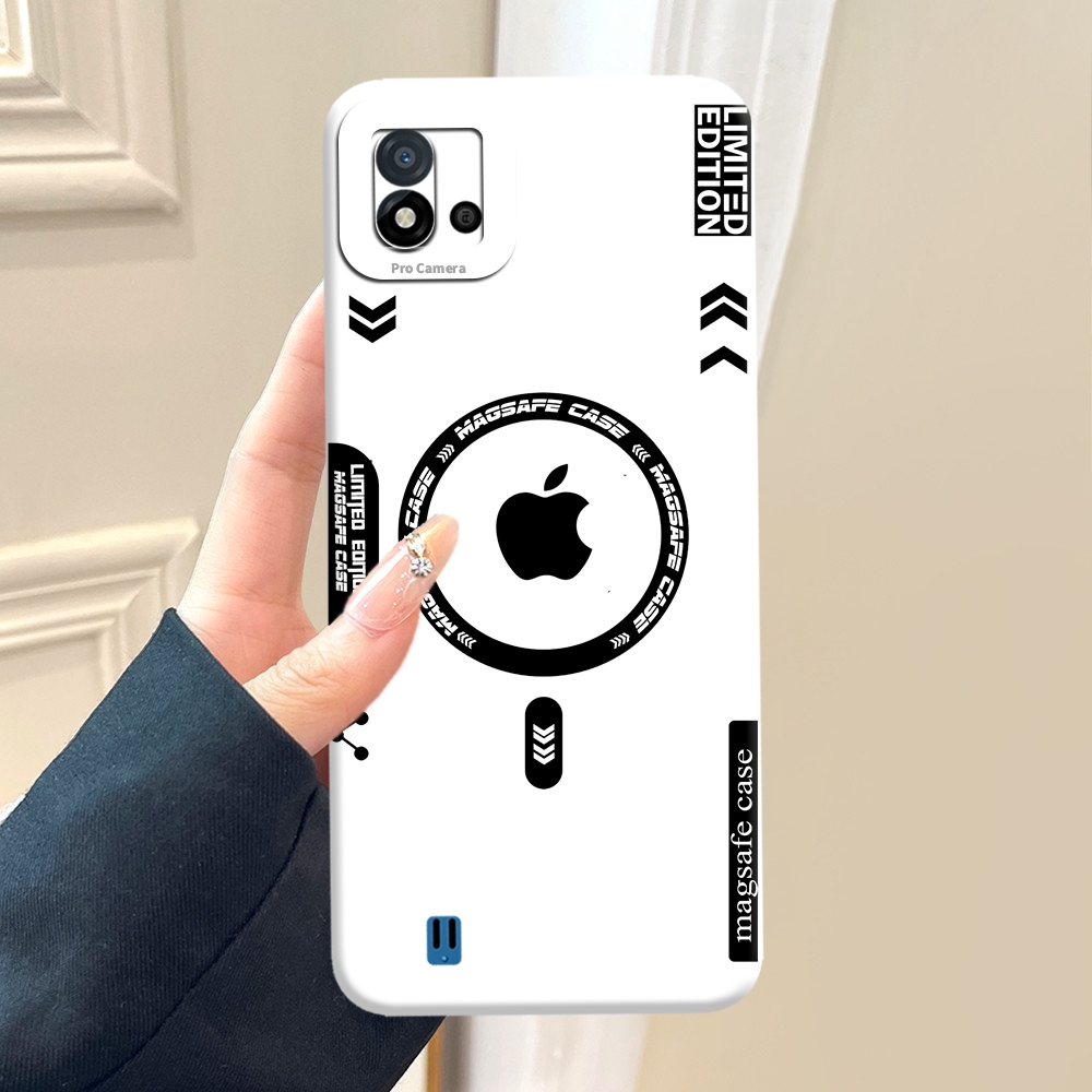 MURNI CASE REALME C20 / C11 2021 PREMIUM MAGSAFE RING IPHONE FASHION CASE - Softcase Silikon Softcas