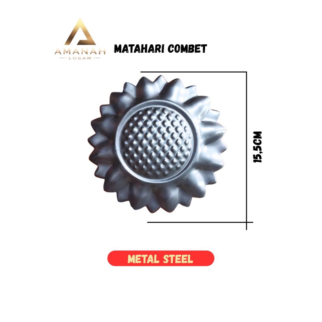 Ornamen bunga matahari kombet