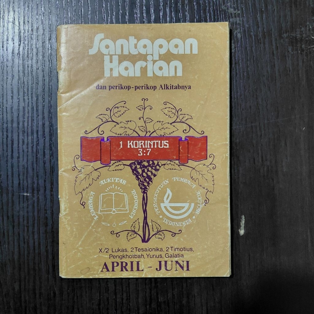 Buku Santapan Harian dan Perikop-perikop Alkitabnya: 1 Korintus 3:7