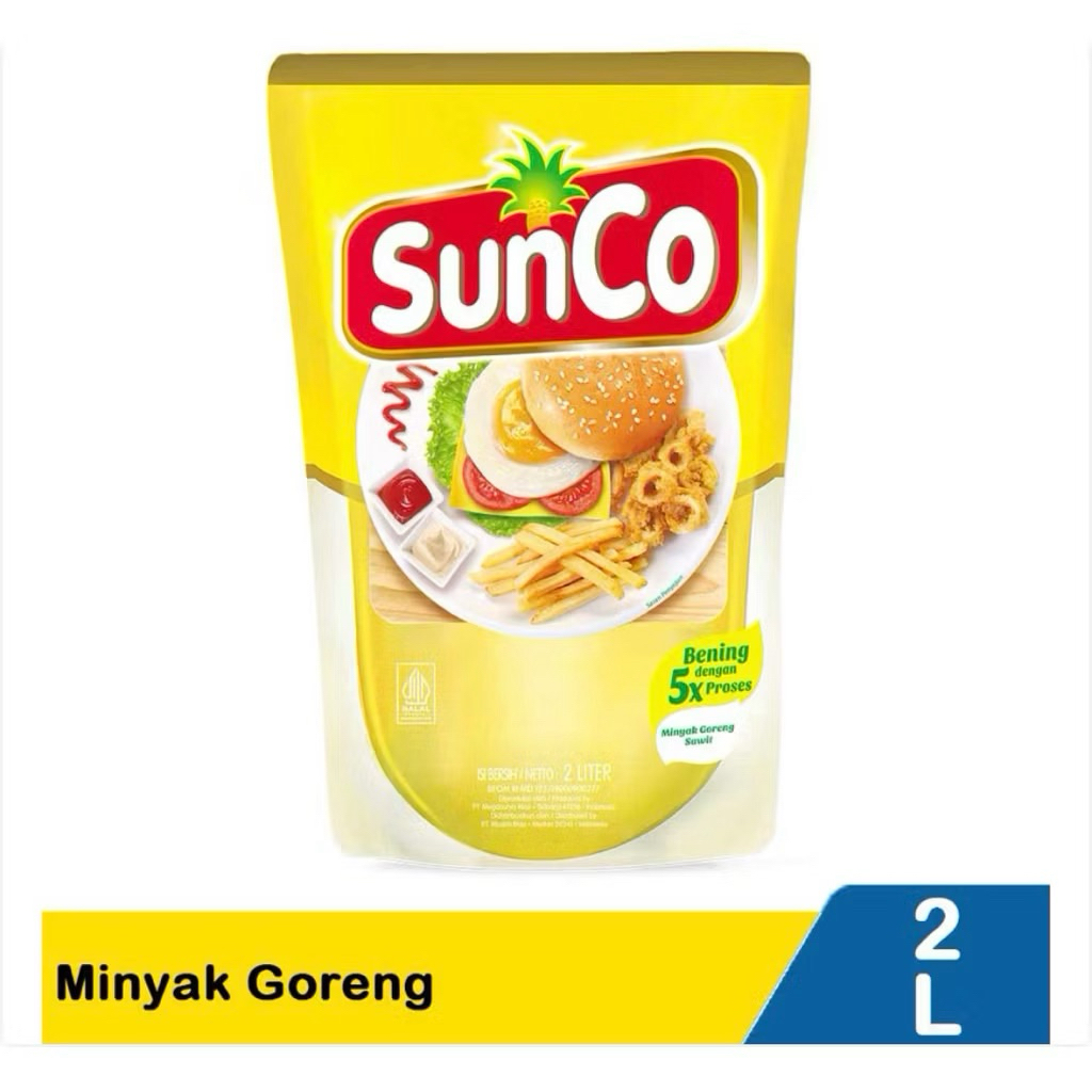 minyak sunco 2L, minyak goreng sunco, minyak sayur sunco