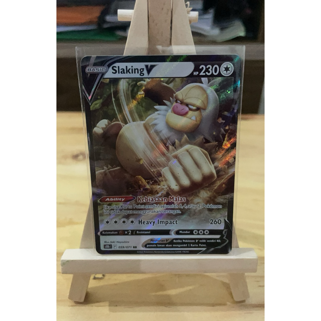 Kartu Pokemon TCG ID Slaking V 059/071 RR