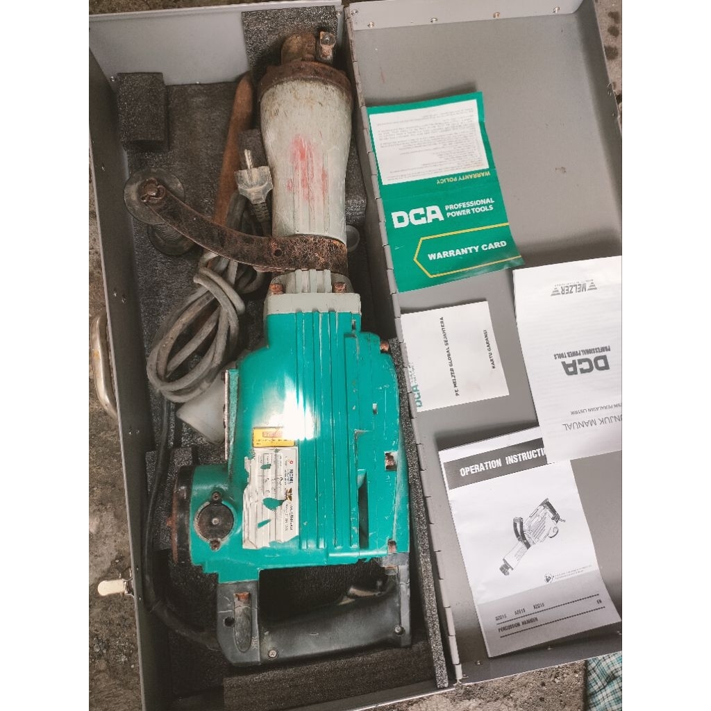 second Jack hammer bobok beton DCA kondisi normal semua siap pakai kerja