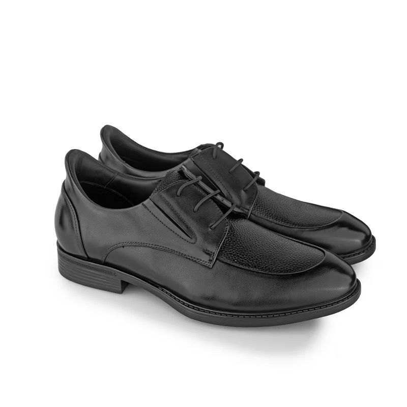 Gino Mariani Algie Black  Sepatu Kulit Formal Pria