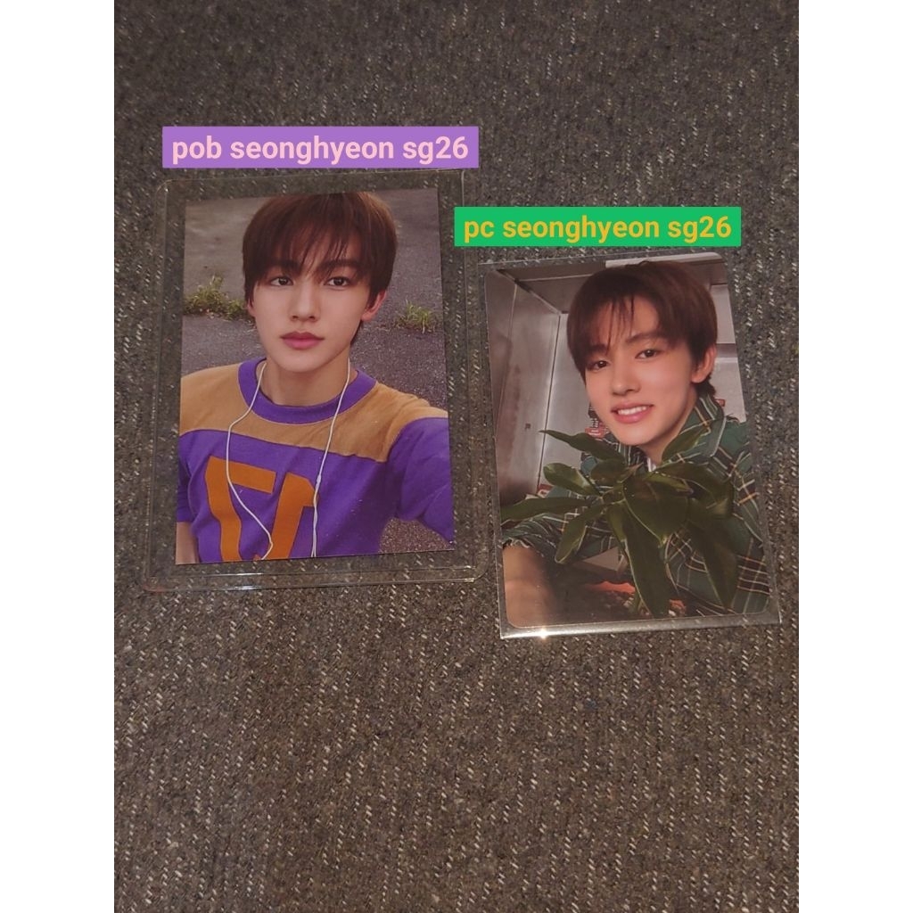 Photocard seonghyeon seasons greetings cortis 2026