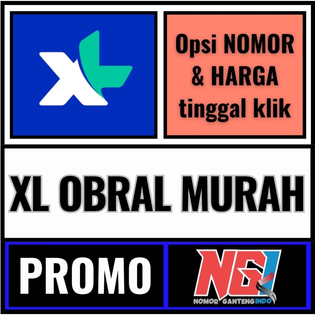 Nomor Cantik XL Kartu perdana Axiata XL PROMO OBRAL MURAH