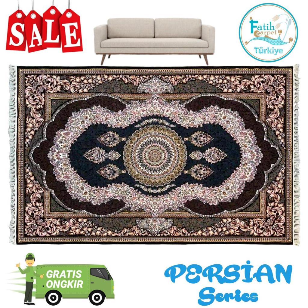 Karpet Premium Klasik Import Iran -NAVY 1915