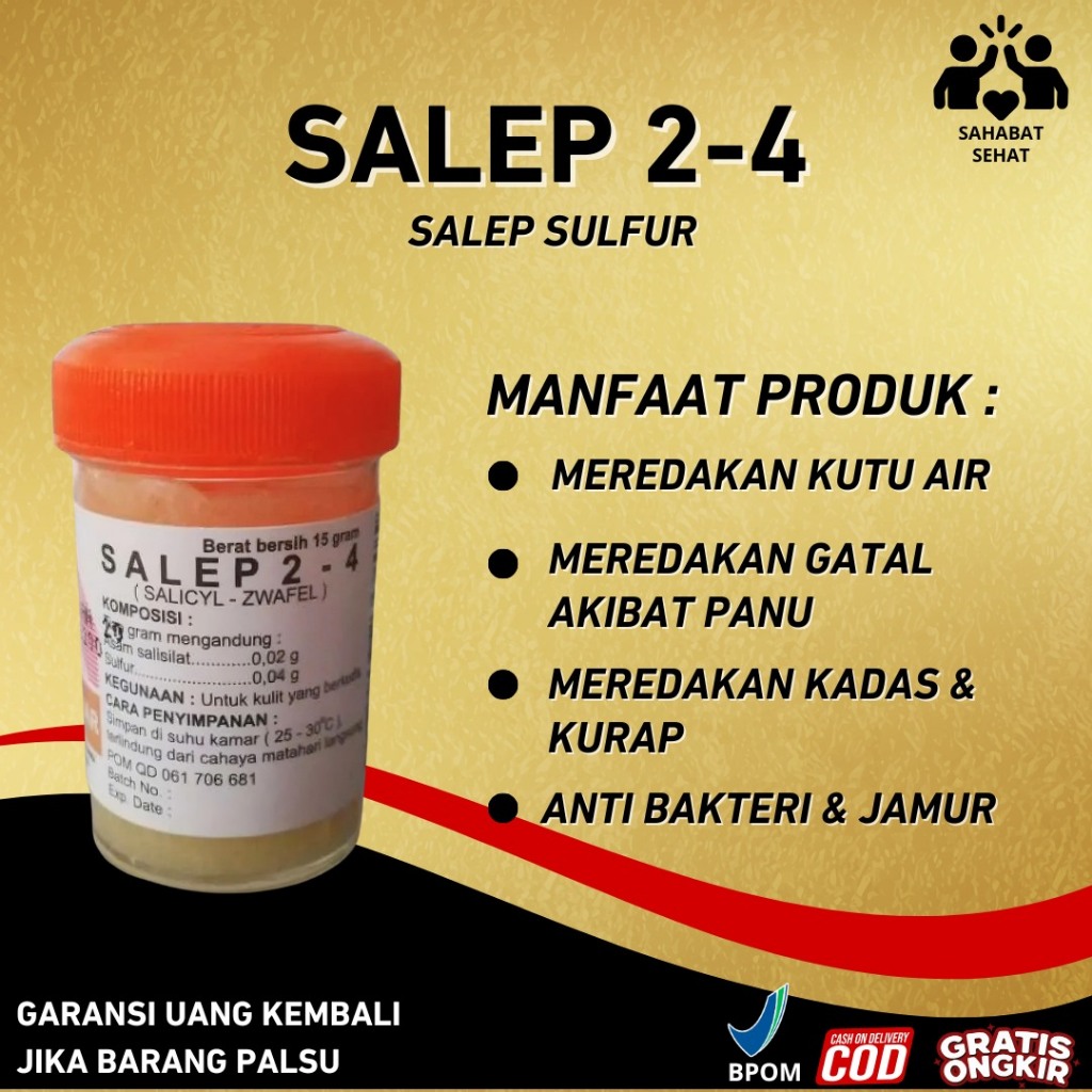Salep 2-4 Salep Belerang Salep Zwafel Salep Sulfur Ampuh Redakan Kadas Kurap Panu Jamur Scabies Dan 