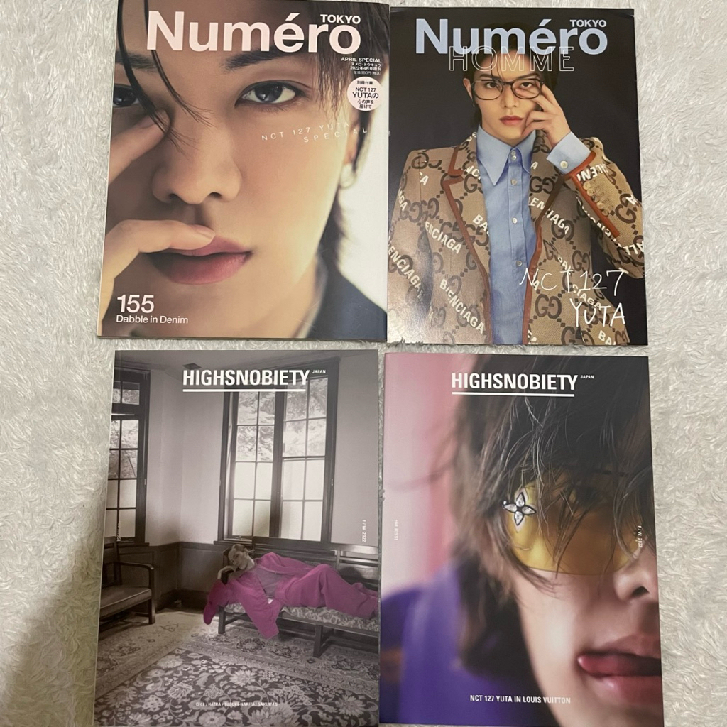 Magazine special edition NAKAMOTO YUTA NCT127 2022 Majalah cover yuta
