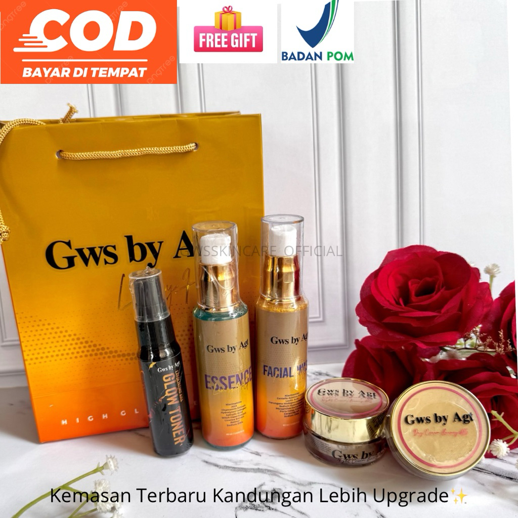 GWS LUXURY PAKET GLOWING BPOM | GWS LUXURY DAN TONER GLOW