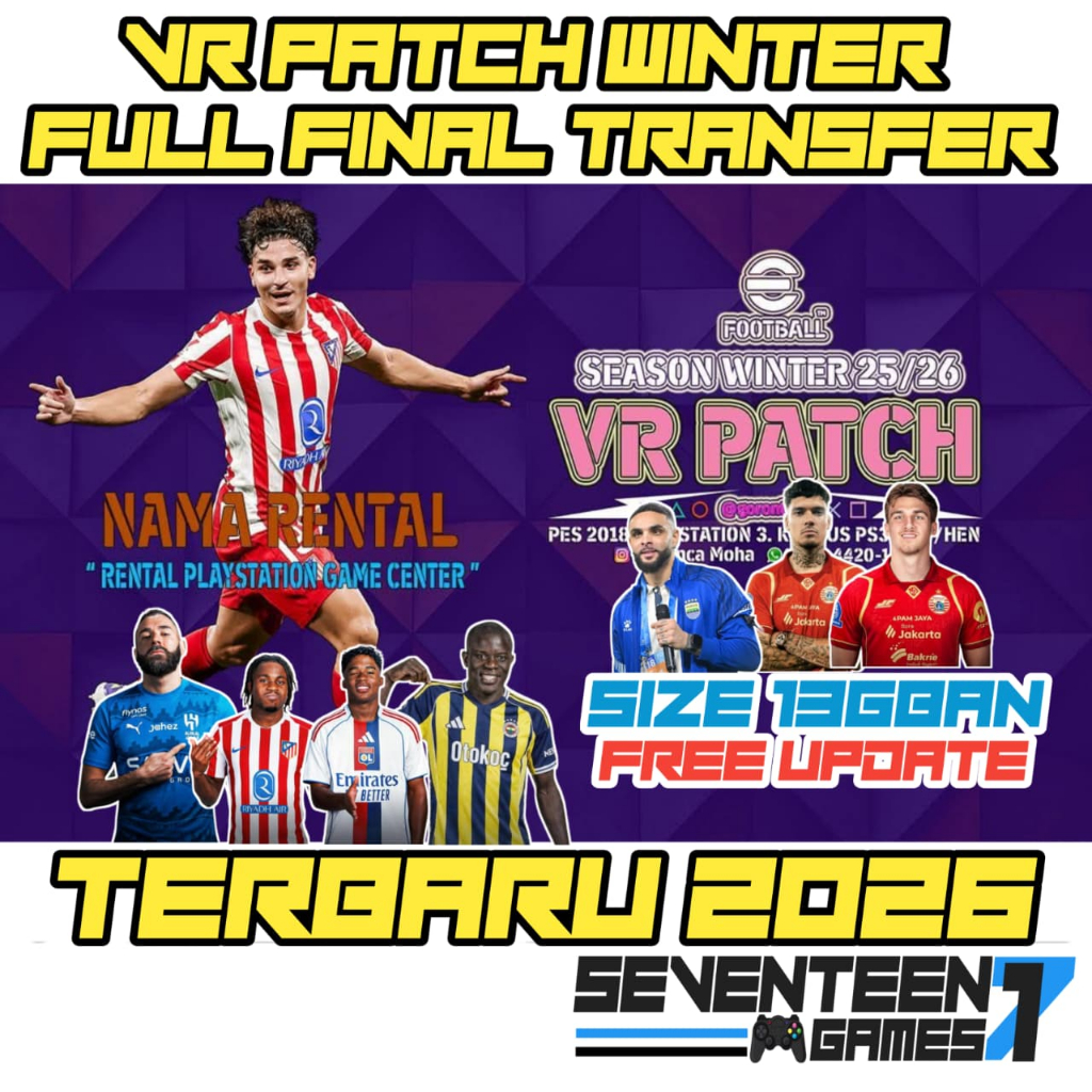 PES 2026 Vr Patch Game Ps3 Cfw Hfw hen