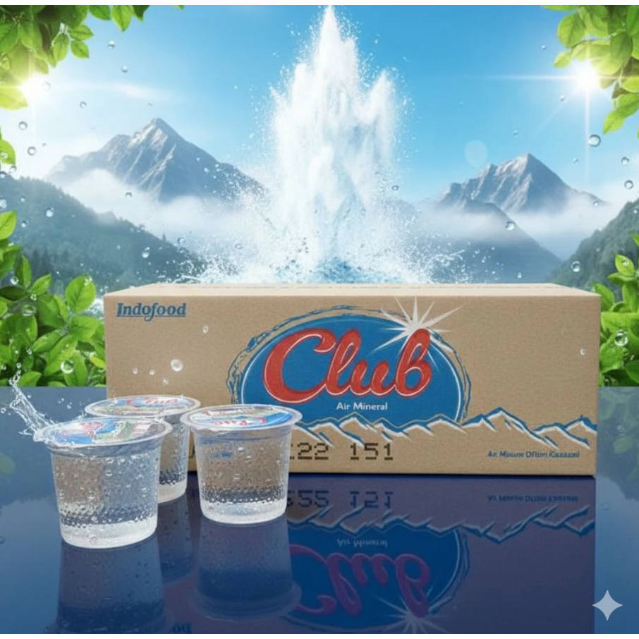 Air Mineral Club Cup Mini 150ml isi 48