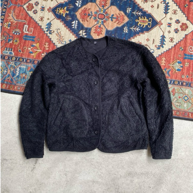 Collarless Fleece Uniqlo