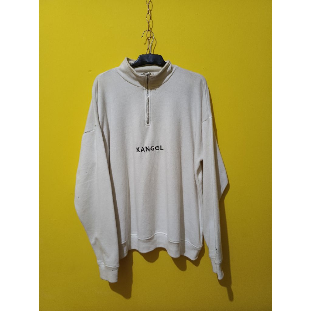 crewneck halfzip kangol
