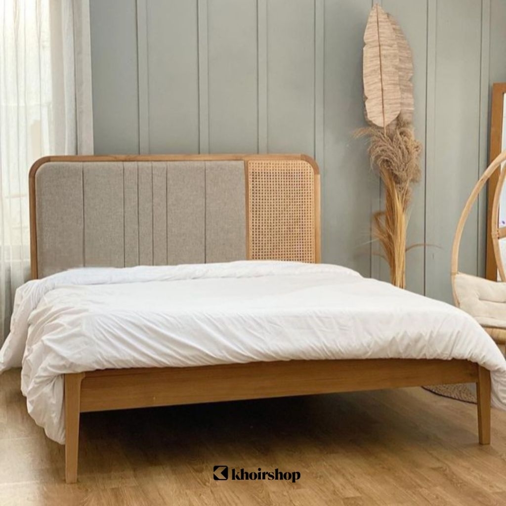 DIPAN TEMPAT TIDUR MINIMALIS DIPAN KASUR 120x200 TEMPAT TIDUR ROTAN TEMPAT TIDUR KAYU