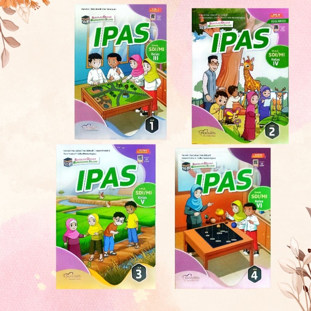 SDBI IPAS SDI/MI kelas 3,4,5,6 Kurikulum Merdeka Pustaka Mulia