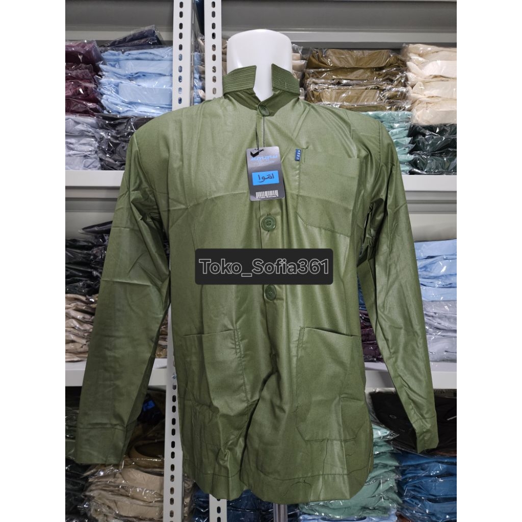 BAJU KOKO AMMU COLLECTION ORIGINAL 100% | HIJAU ARMY