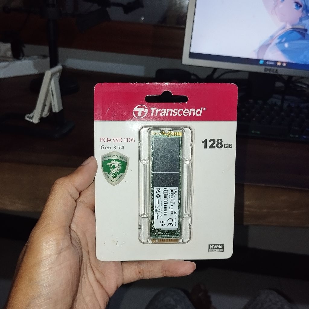 SSD NVMe Transcend 128 GB