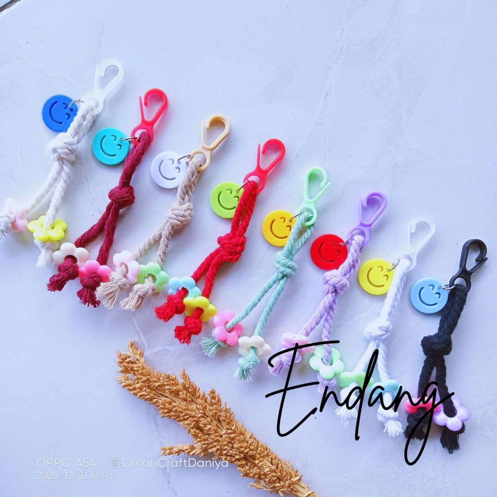 Gantungan Kunci Pandora/Bag Chram Mcrame Pandora Souvenir pernikahan/Ultah