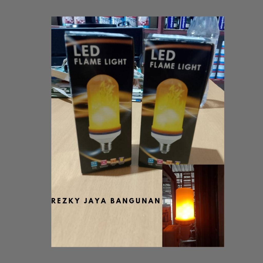 LED Flame Light – Bohlam Lampu Efek Api