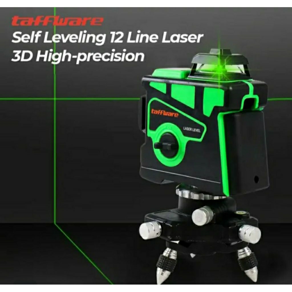 Taffware Hilda Self Leveling 12 Line Laser 3D-12 LASER LEVEL waterpass laser