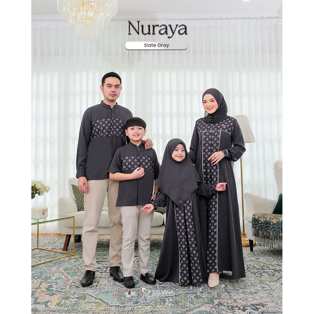 SLATE GREY - SARIMBIT NURAYA SERIES BY SALVINA HIJAB - SARIMBIT SALVINA HIJAB 2026