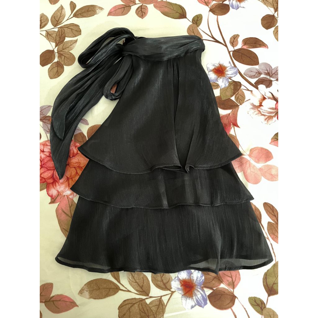 Atasan Ophelia Top by Akirastudio Akira Studio Hitam Black