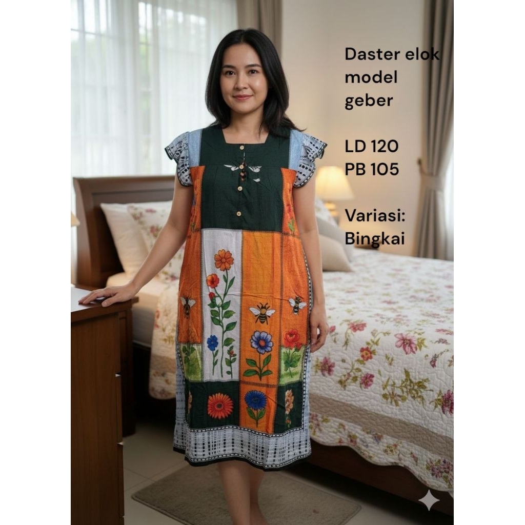 Daster Sikak Elok Model Geber (Geber Elok)
