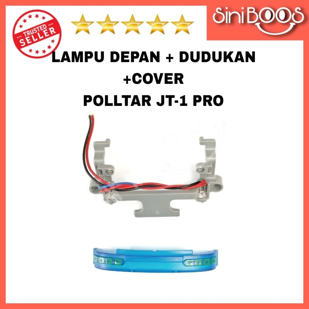 Lampu depan Drone Polltar JT-1 Pro + dudukan + cover depan