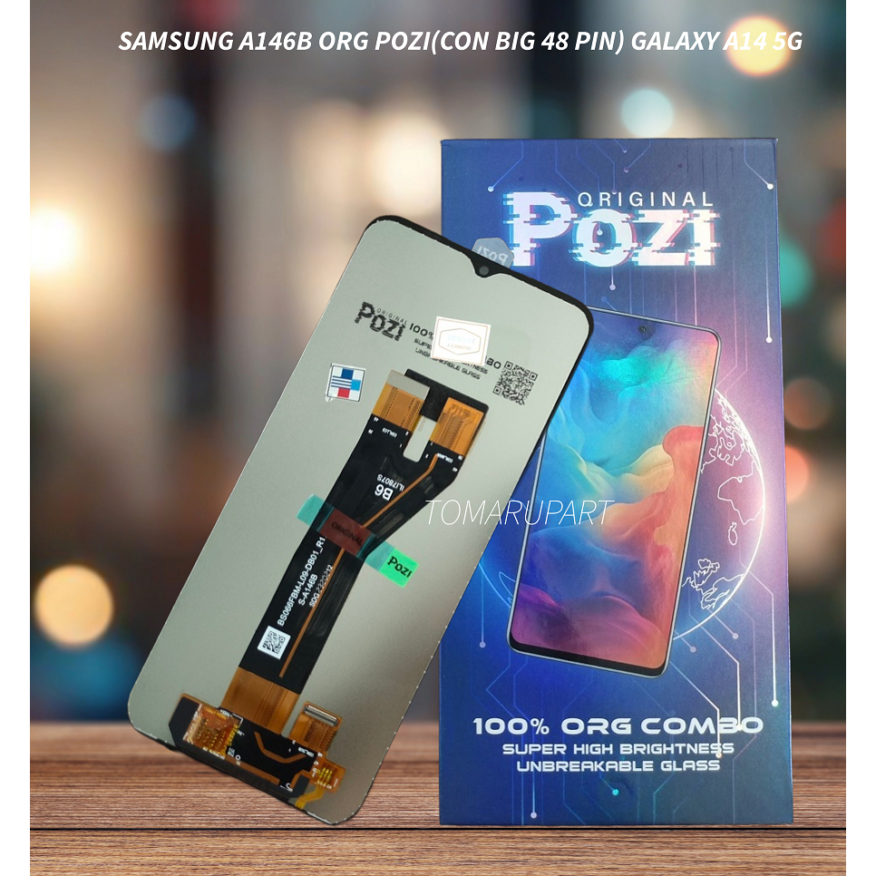 LCD TOUCHSCREEN SAMSUNG A146B ORG POZI(CON BIG 48 PIN) GALAXI A14 5G BLACK