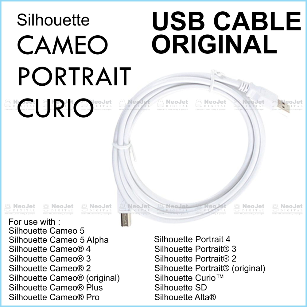 Kabel USB Silhouette Cameo Portrait Original Ori Cable Asli