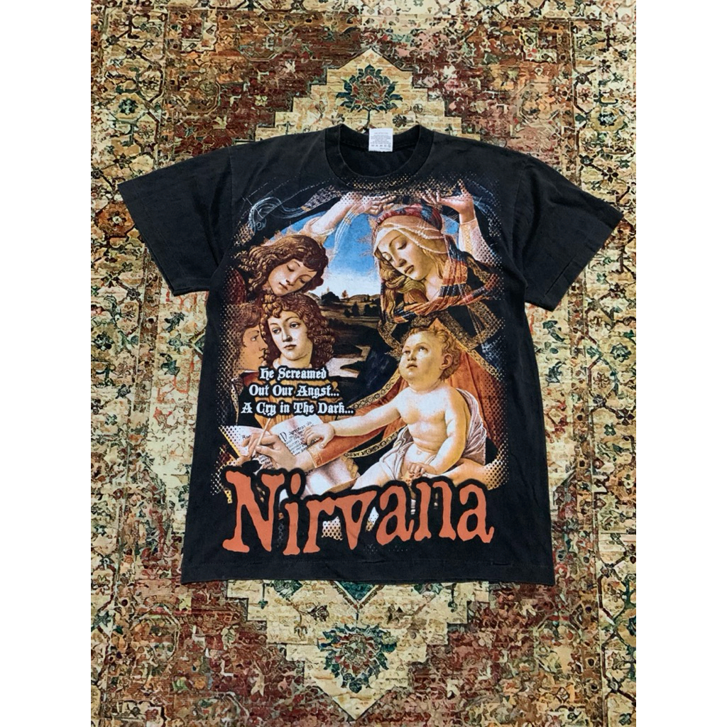 Tshirt Band Nirvana AOP Vintage Bootleg