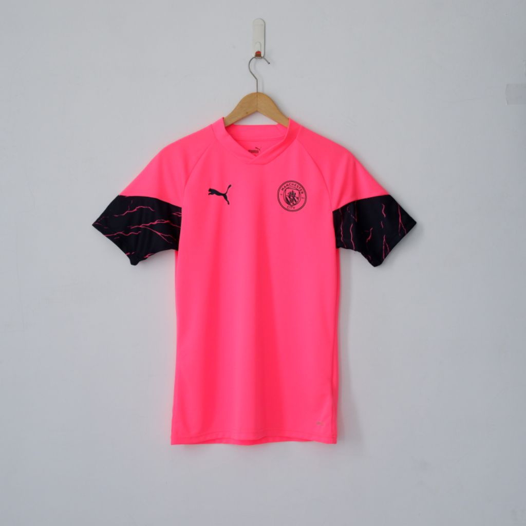 Pu-ma Men Manchester City Training Jersey Pink