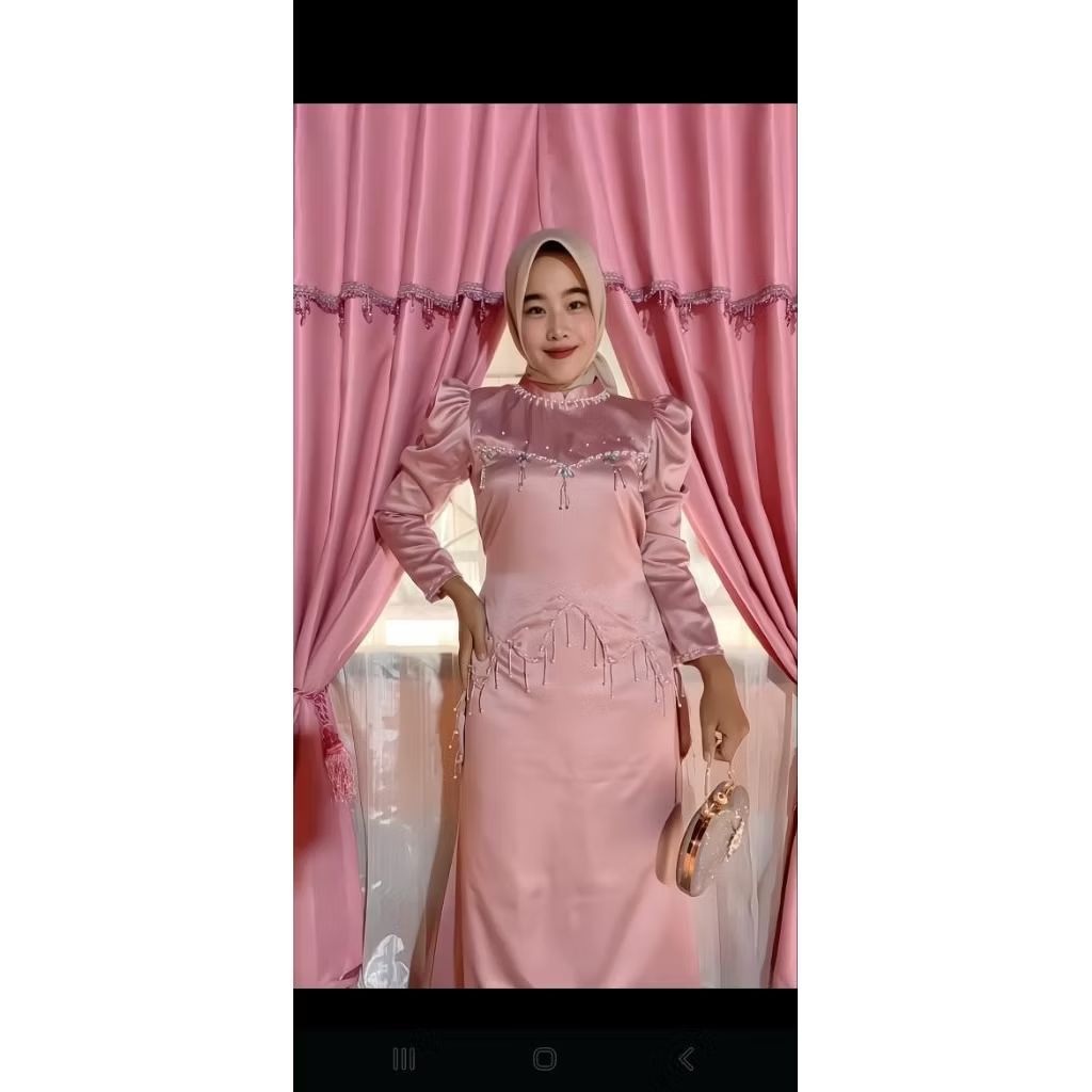 KHARISMA DRESS / DRESS DUYUNG MODEL TERBARU / BAJU LEBARAN / BAJU BRIDESMAID / DRESS KONDANGAN