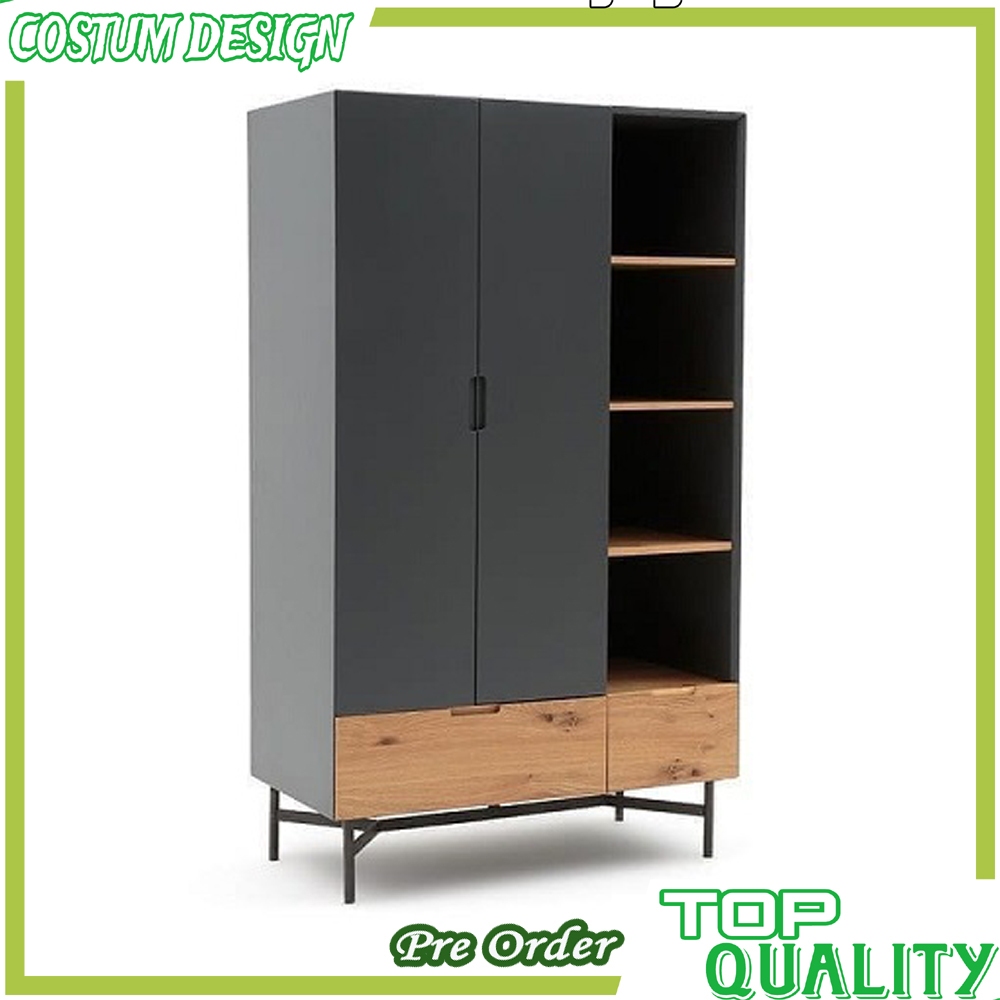 Almari Pakaian Minimalis Desain Terbaru | Lemari Pakaian Model Custom Kayu Mahoni Cat Duco | Almari 