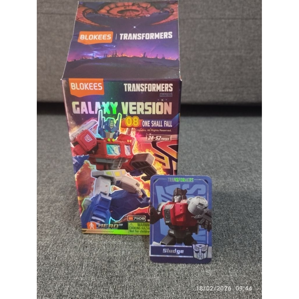 paket blokees transformers sludge dino bot