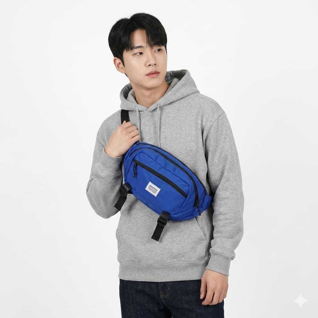 Tas Pria Keren Distro Waistbag Waterproof Distro Ork689 Wp Mandela