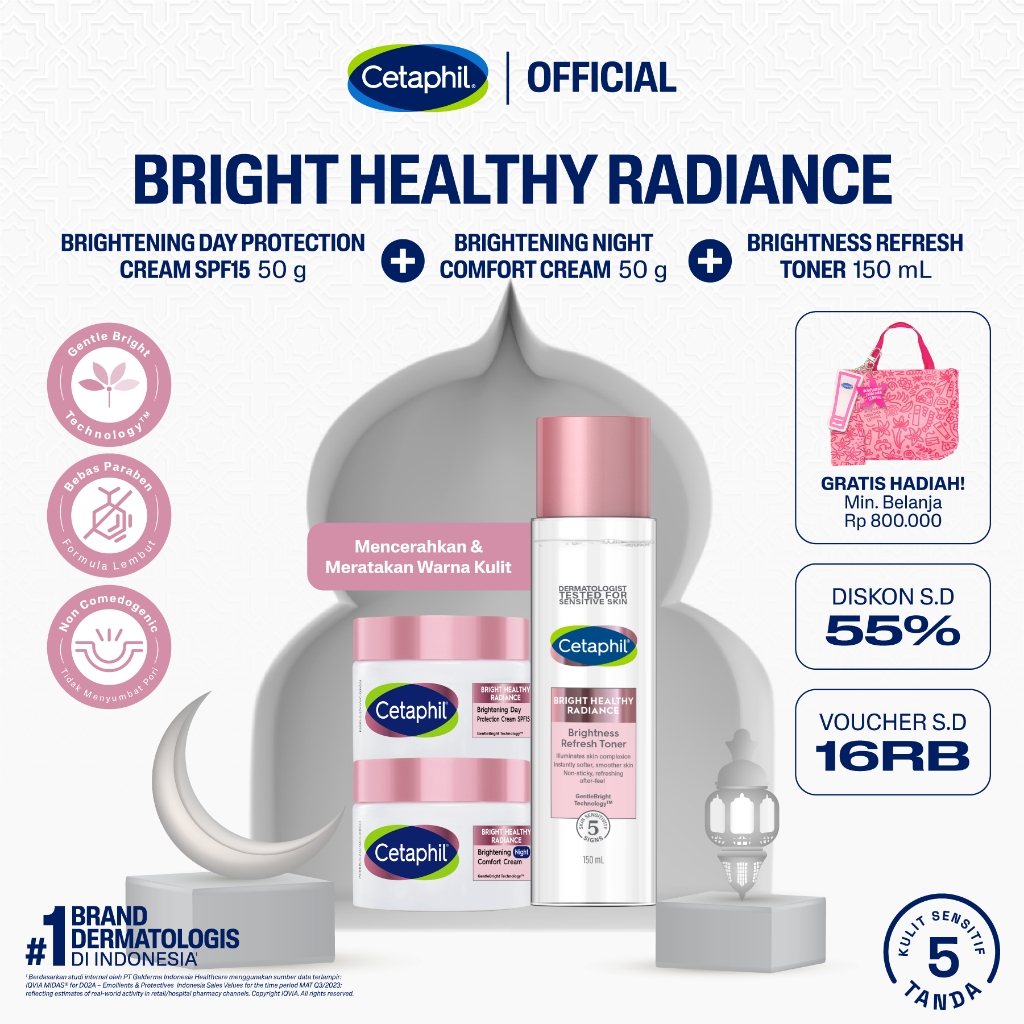 Cetaphil Bright Healthy Radiance Moisturizing Package