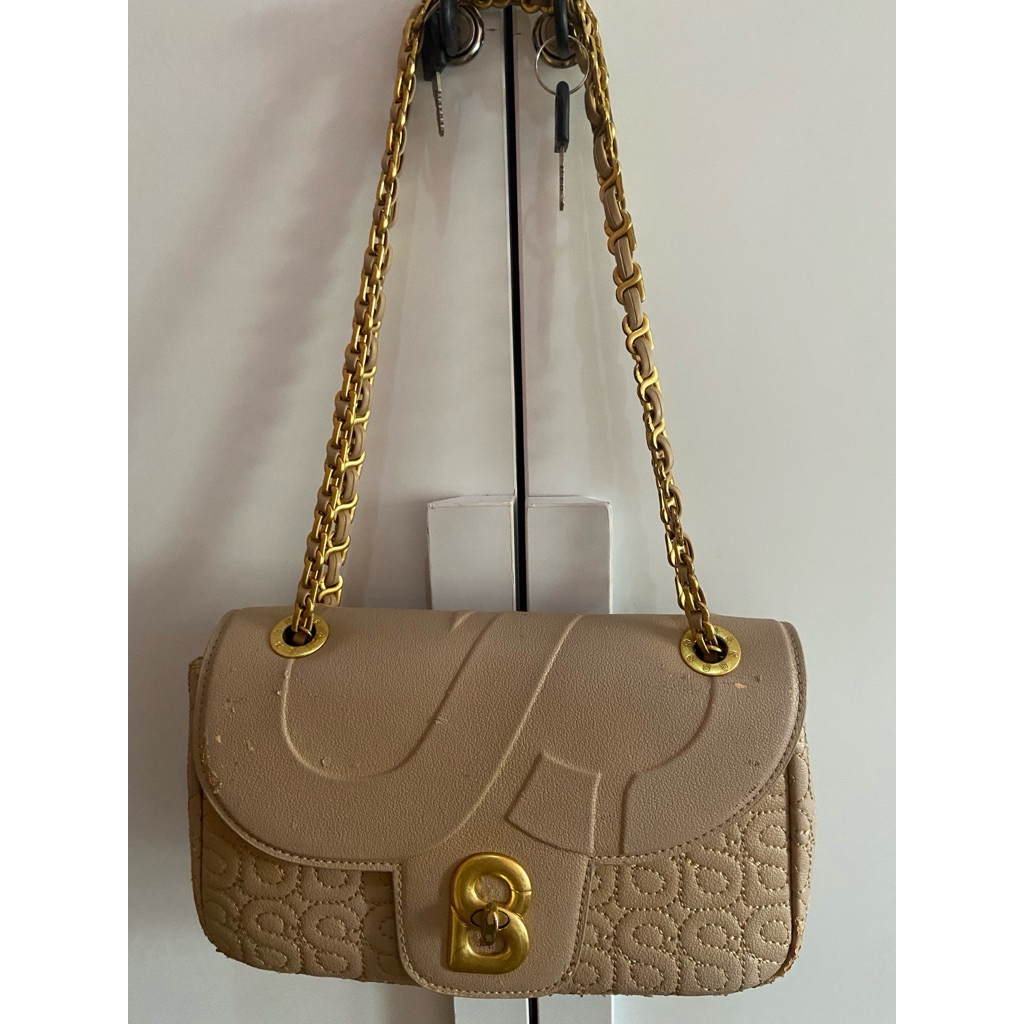 TAS BUTTONSCARVES ALUNA BAG PRELOVED BS ALUNA MOCCA COKLAT
