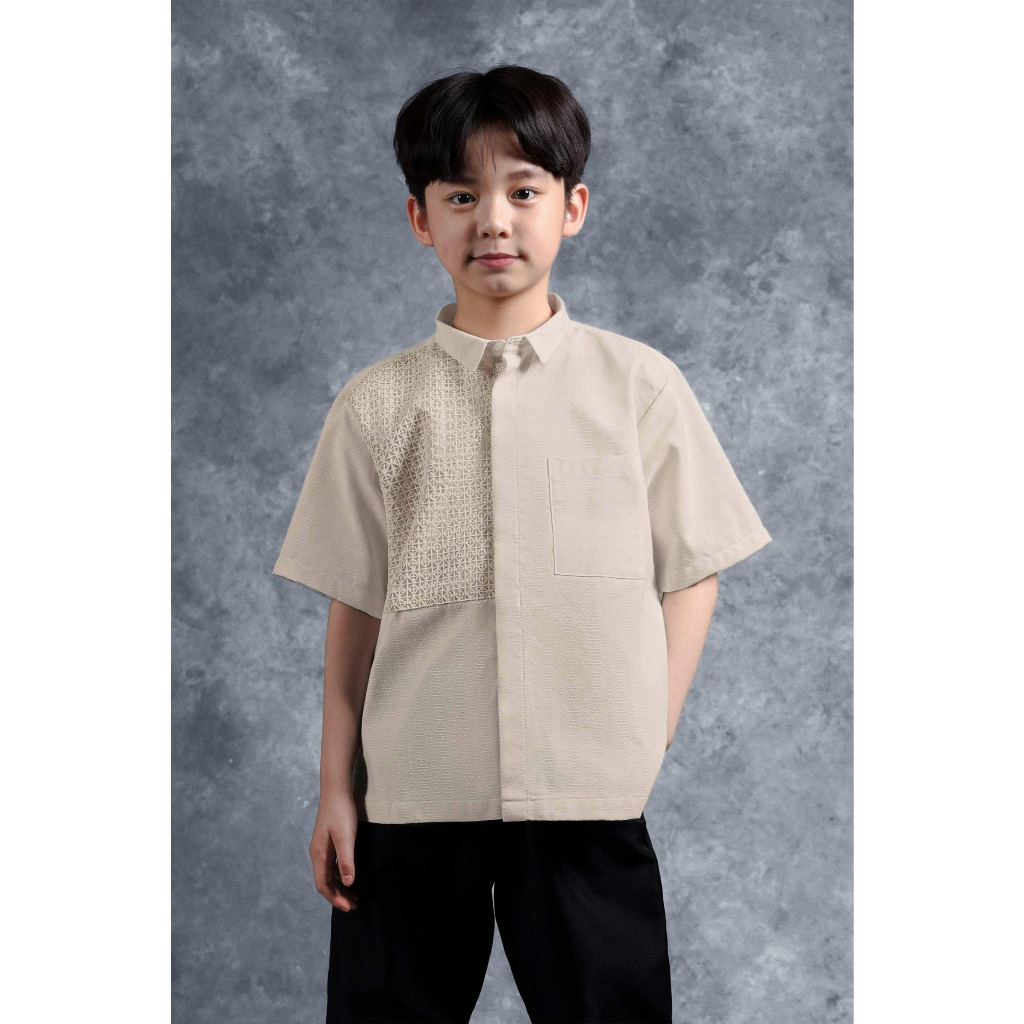 Heymale Kemeja Anak Elok Brukat