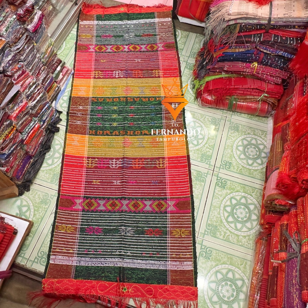 Ulos Sadum Rel Dimensi Simata 7 Full Manik-Manik Bahan Premium Pakaian Tradisional Batak Kain Tenun 