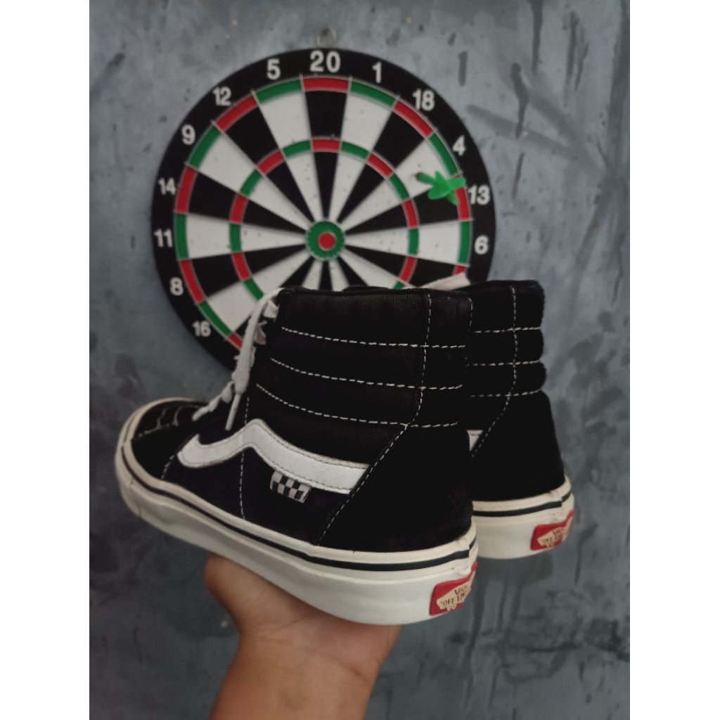 vans sk8 skate sz 43 resmi fullset